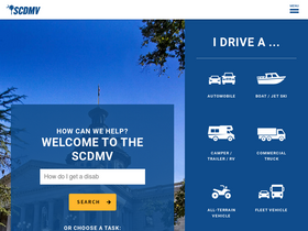 'scdmvonline.com' screenshot
