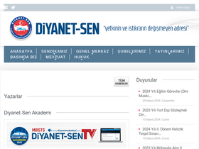 'diyanetsen.org.tr' screenshot
