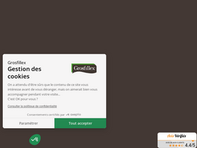 'grosfillex.com' screenshot