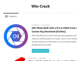 'win-crack.com' screenshot