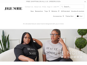 Jolie Noire website screenshot