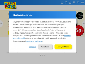 'happyfoto.cz' screenshot