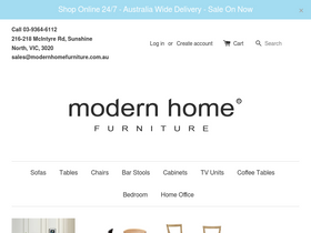 modernhomefurniture.com.au homepage screenshot