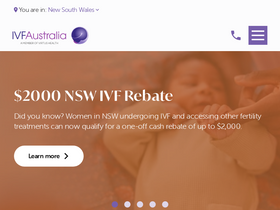 'ivf.com.au' screenshot
