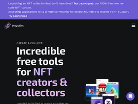 'heymint.xyz' screenshot