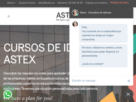 'astex.es' screenshot