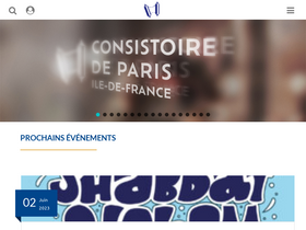 'consistoire.org' screenshot