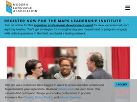 'mla.org' screenshot