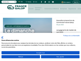 'france-galop.com' screenshot