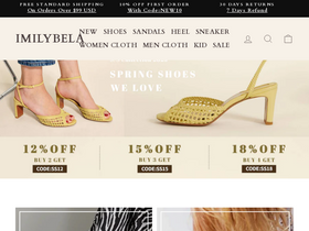 'imilybela.com' screenshot