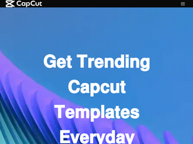 'thecapcut.com' screenshot