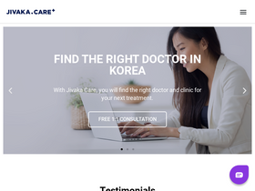 'jivaka.care' screenshot