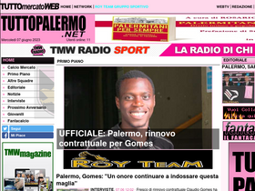 'tuttopalermo.net' screenshot