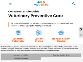 'vippetcare.com' screenshot