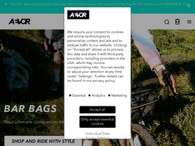 'aevor.com' screenshot