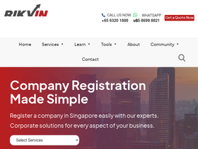 'rikvin.com' screenshot