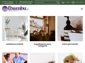 ebambu.com homepage screenshot