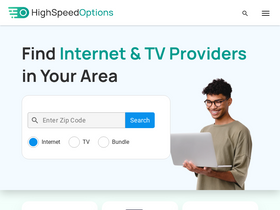 'highspeedoptions.com' screenshot