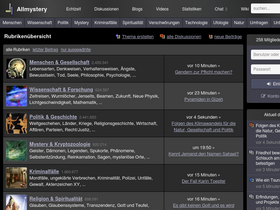 'allmystery.de' screenshot