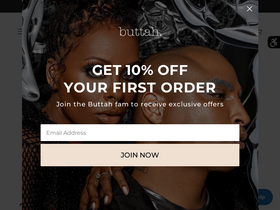 'buttahskin.com' screenshot