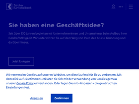 'zkb.ch' screenshot