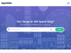'xn--ppettider-z7a.nu' screenshot