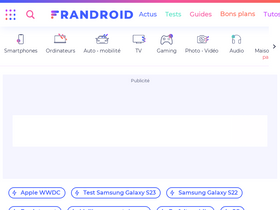 'frandroid.com' screenshot