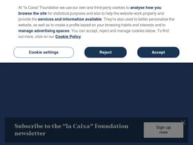 'lacaixafoundation.org' screenshot