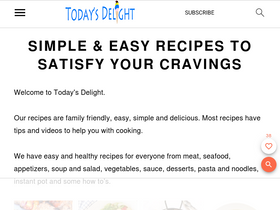'todaysdelight.com' screenshot
