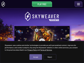 'skyweaver.net' screenshot