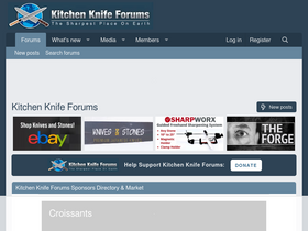 'kitchenknifeforums.com' screenshot