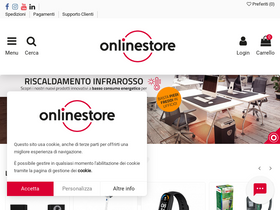 'onlinestore.it' screenshot