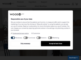 'woodupp.com' screenshot