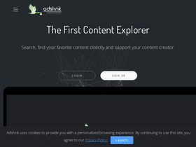 'adshnk.com' screenshot
