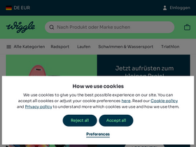 'wigglesport.de' screenshot