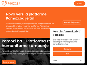 'pomoziba.org' screenshot