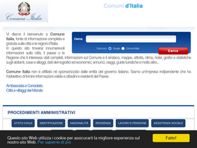 'comune-italia.it' screenshot