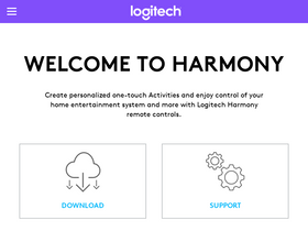 'myharmony.com' screenshot