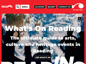 'whatsonreading.com' screenshot