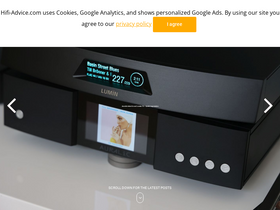 'hifi-advice.com' screenshot