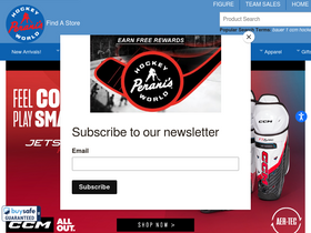 'hockeyworld.com' screenshot