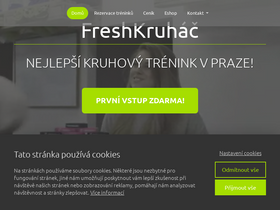 'freshkruhac.cz' screenshot