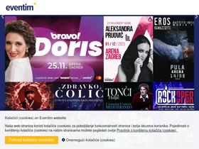 'eventim.hr' screenshot