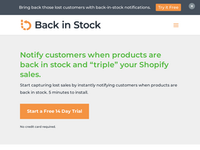 'backinstock.org' screenshot