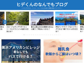 'hidekun-blog.com' screenshot