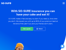 'wearesosure.com' screenshot