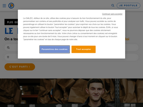 'recrutement.leclerc' screenshot