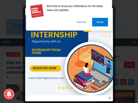 'indianlegalsolution.com' screenshot