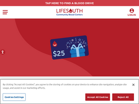 'lifesouth.org' screenshot