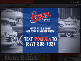 'pomonaswapmeet.com' screenshot
